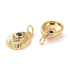 Латунные микро проложить кубического циркония подвески&nbsp;ZIRC-P092-009G-RS