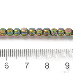 Гальванические нити из синтетических немагнитных гематитовых бусин&nbsp;G-C154-A01-01D