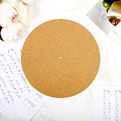 Пробковые коврики для проигрывателя&nbsp;AJEW-WH20080-66B