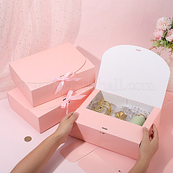 Складные бумажные подарочные коробки с лентой&nbsp;CON-WH20001-11D-03