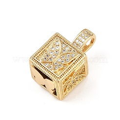 Латунные микро проложить кубического циркония подвески&nbsp;KK-F919-10B-G