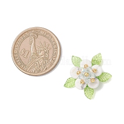 Подвески из натурального говлита и стекла&nbsp;PALLOY-MZ01192-01