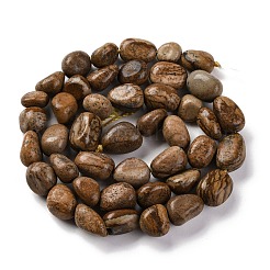 Естественного изображения яшмы бисер нитей&nbsp;LS-G-G146-A01-01