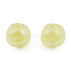 Гальваника радужное радужное покрытие акриловые бусины&nbsp;TACR-T025-002C