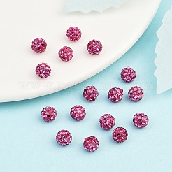 Бусины со стразами&nbsp;RB-H284-6MM-Half-502