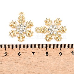 Рождественские подвески из сплава со стразами&nbsp;FIND-B059-06G-04