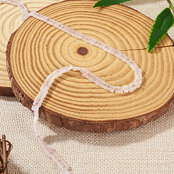 Многонитевые звенья из натурального розового кварца&nbsp;G-TAC0005-04B