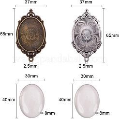 Сделай сам выводы кулона&nbsp;DIY-NB0001-37