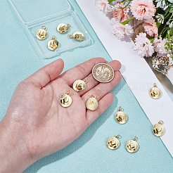 Латунные подвески с покрытием 12шт&nbsp;KK-BC0014-37G