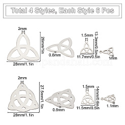 24 шт. 4 подвески из нержавеющей стали 304&nbsp;STAS-SC0003-59