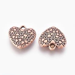 Подвески сплава сердца&nbsp;PALLOY-E415-06R-NF
