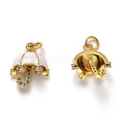 Латунные подвески с фианитами&nbsp;KK-B028-16G