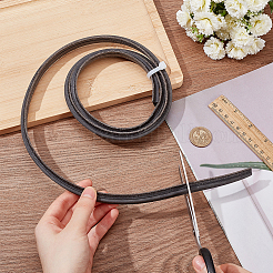 Кожаная обувь с прямыми краями и шнурком&nbsp;DIY-WH0542-48B