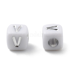 Непрозрачные акриловые бусины&nbsp;OACR-D282-06V