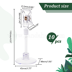 Выставочные зажимы для пластиковых изделий с присоской&nbsp;LS-DIY-WH0430-389
