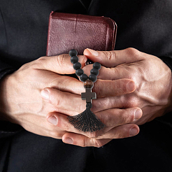 3 шт. крест круглый деревянный бисер молитвенные четки подвеска украшение&nbsp;HJEW-DC00054