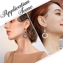 160 шт. 4 стильных латунных кольца-подвески для бокалов вина&nbsp;KK-SP0001-33P