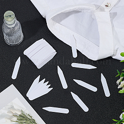 100 шт. ПВХ-подставка для воротника рубашки&nbsp;DIY-CN0003-59B