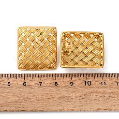 Серьги-гвоздики из плетеной нержавеющей стали 304&nbsp;EJEW-R027-04G-01