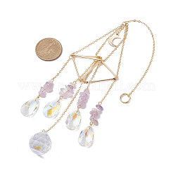 Украшение из латунного мешочка с подвеской&nbsp;HJEW-TA00088