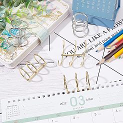 20 шт. 2 цвета 3 кольца железный переплет листы книги на петлях кольца IFIN-NB0001-44