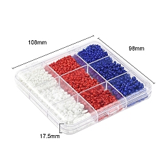 2220шт 9 стильные стеклянные бусины&nbsp;SEED-YW0001-28