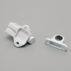 Застежки-защелки из алюминия и сплава&nbsp;LS-CABI-WH0001-001A