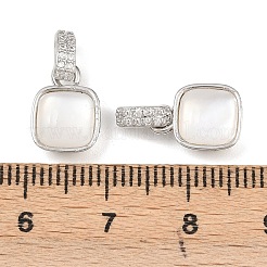 Латунные микро проложить кубического циркония подвески&nbsp;KK-C248-03P