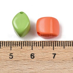 Непрозрачные акриловые бусины&nbsp;OACR-H058-15
