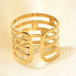 Многослойные открытые манжеты из нержавеющей стали 304 для женщин&nbsp;STAS-Z108-03G-04