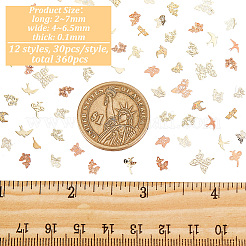 360шт 12 латунных кабошона&nbsp;MRMJ-OC0003-25