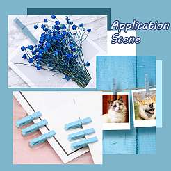 50 шт. зажимы для фотобумаги своими руками из дерева&nbsp;AJEW-SP0003-43B