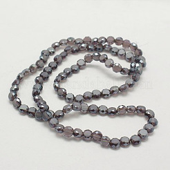 Гальванические стеклянные бусины&nbsp;EGLA-D028-12