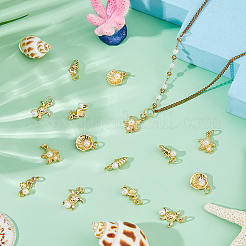 15шт 3 стиля латунные подвески&nbsp;KK-HS0015-48