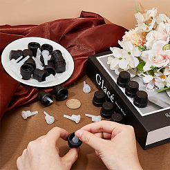 ПП пластиковые винтовые крышки&nbsp;AJEW-WH0248-774A