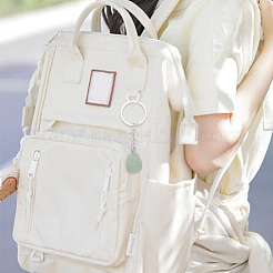 8шт натуральный флюорит кулон брелок&nbsp;KEYC-PH01494