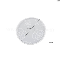 Пищевые силиконовые Молды для подставок с рисунком камелии&nbsp;PW-WG32450-02