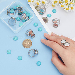 Набор для самостоятельного изготовления полукруглого манжетного кольца&nbsp;DIY-AR0003-35