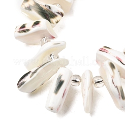 Нити бусин из натуральных трохоидных/трохус ракушек&nbsp;BSHE-A002-03A