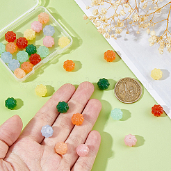 40шт 8 цвета пластиковые бусины&nbsp;KY-FH0001-43