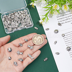 90шт 9 стиля бусины из сплава в тибетском стиле&nbsp;FIND-HY0004-57