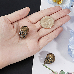 2 шт. латунные бусины для повседневного использования в Европе&nbsp;KK-FH0007-41B