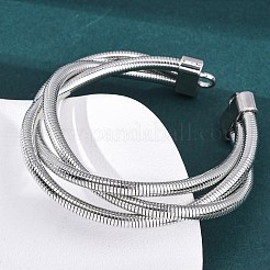 Железные круглые змеиные цепи&nbsp;BJEW-G741-02P