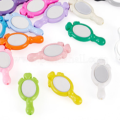 17шт 17 цвета непрозрачные акриловые бусины&nbsp;OACR-TA0004-23