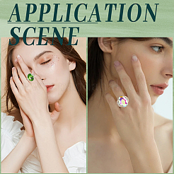 4 шт. латунные регулируемые кольца&nbsp;KK-SC0007-04