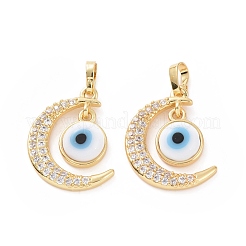 Латунные микро проложить кубического циркония подвески&nbsp;ZIRC-F136-06G-02