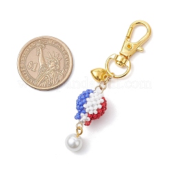 Подвеска из стеклянного бисера в виде воздушного шара&nbsp;HJEW-MZ00208