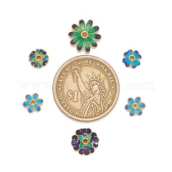 Смешанная латунь эмаль крышки шарика&nbsp;X-KK-L124-09G-RS