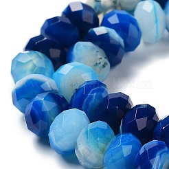 Натуральный полосатый агат / полосатые агатовые бусы&nbsp;G-E605-A02-02B