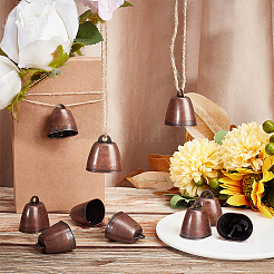 Подвески в виде железных колокольчиков в тибетском стиле&nbsp;LS-FIND-WH0034-22R